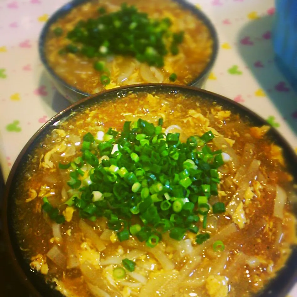 あつあつ玉子とじ餡かけうどん|よちやまさん