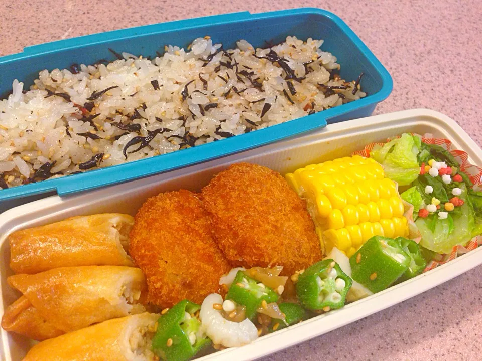 Snapdishの料理写真:今日のお弁当〜‼︎|Seikoさん