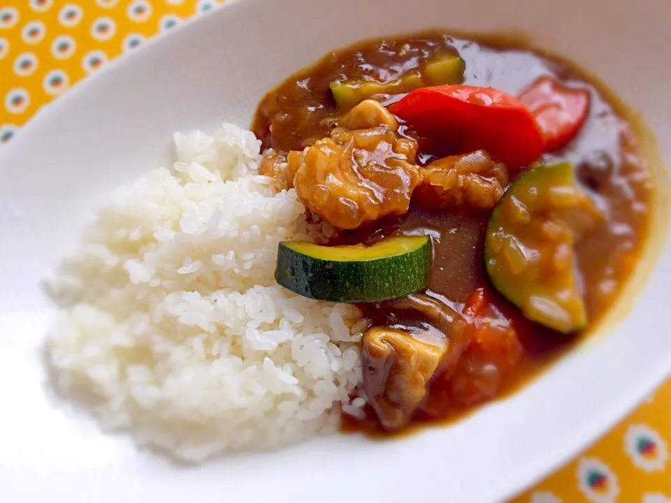 ズッキーニとトマトの夏カレー♡|Mainaさん