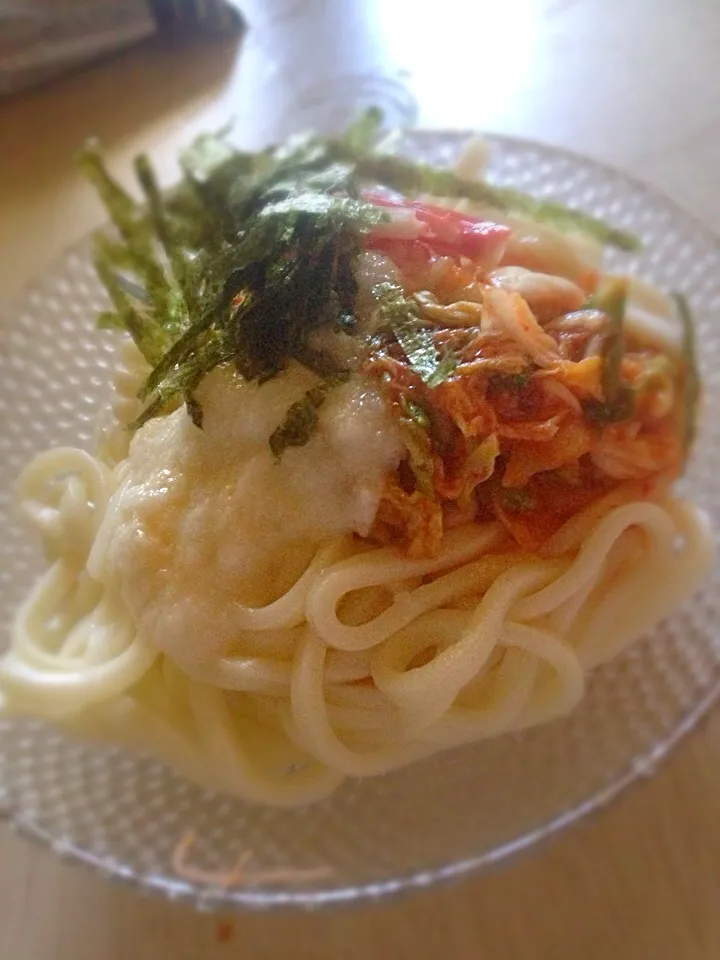 キムチとろろうどん|あやにん食堂さん