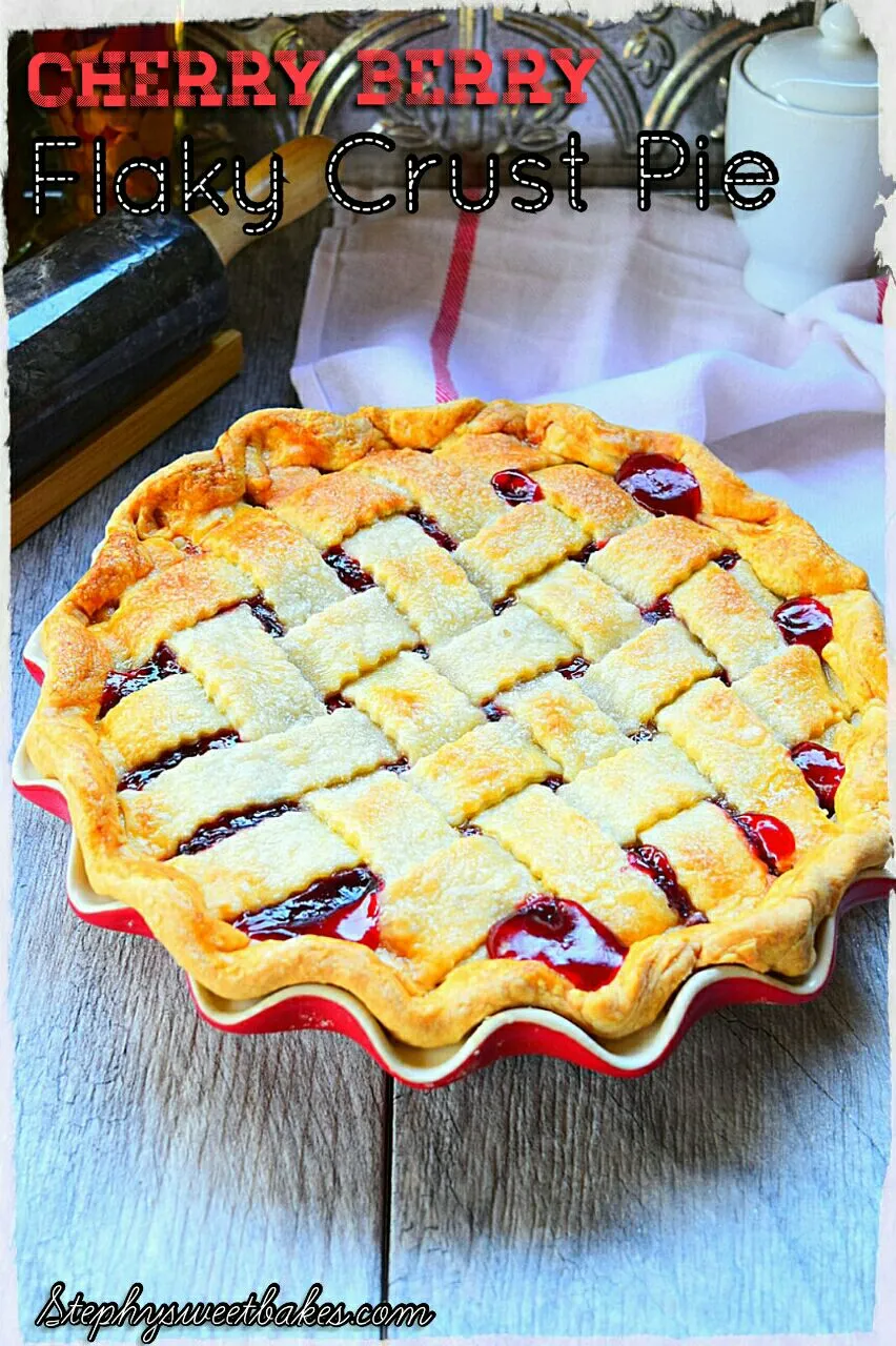 Cherry Berry Flaky Crust Pie|Stephyさん