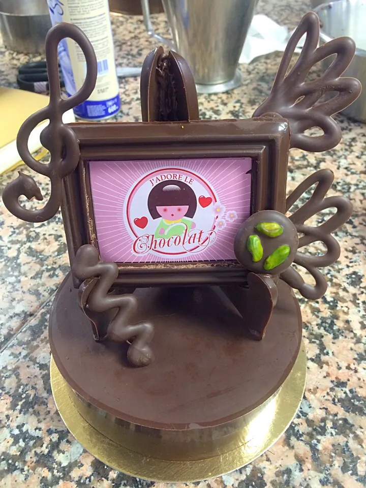 First Chocolate Show Piece😂😂|Gaga Leiさん