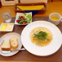 しらすと大葉のクリームパスタ|Mariko Teraguchiさん