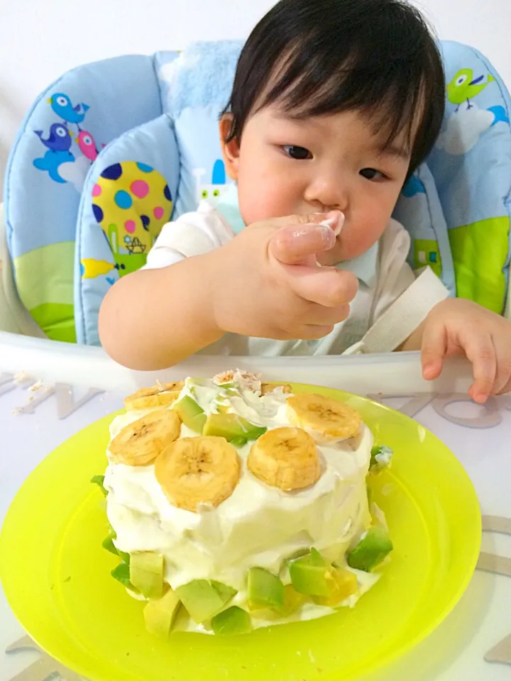 acocado banana baby cake|celine lowさん