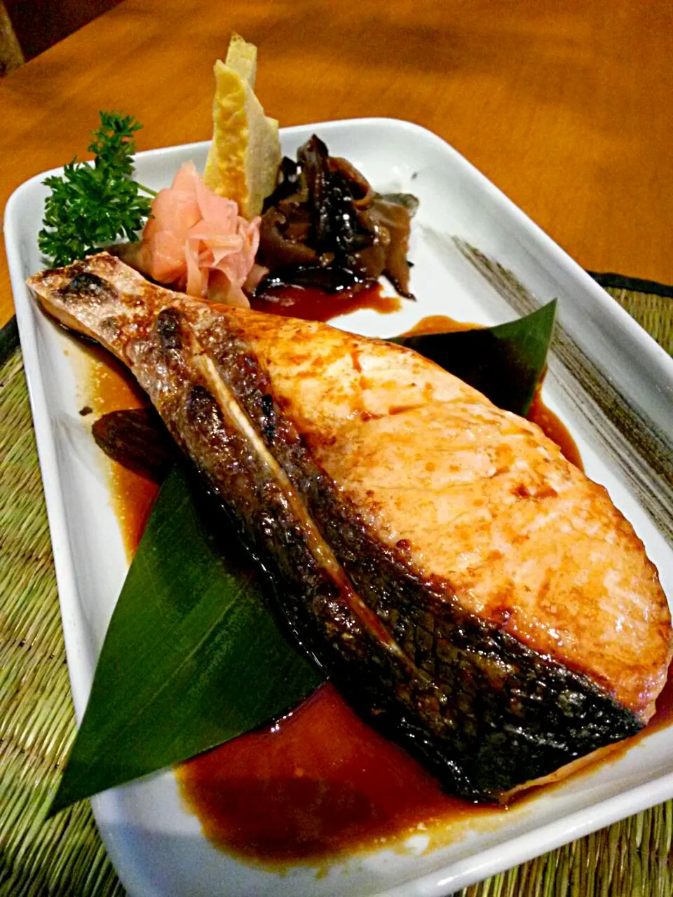 Salmon Teriyaki|Jeab Lertさん