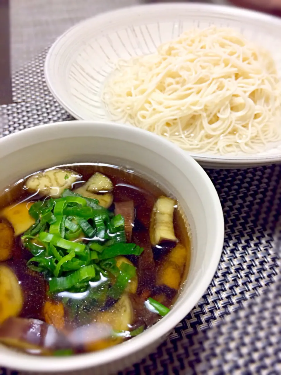 さくら🐼さんの料理 お茄子と豚バラ肉のあったかそうめん◟́◞̀♡|Saoriさん