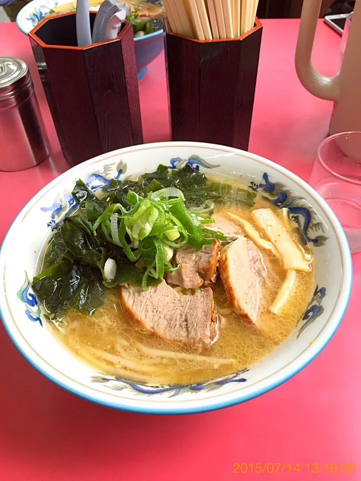 東光亭のワカメ味噌ラーメン|hiramukiさん