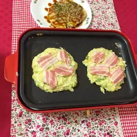 Snapdishの料理写真:お好み焼き♡豚バラで|ゆい♡さん