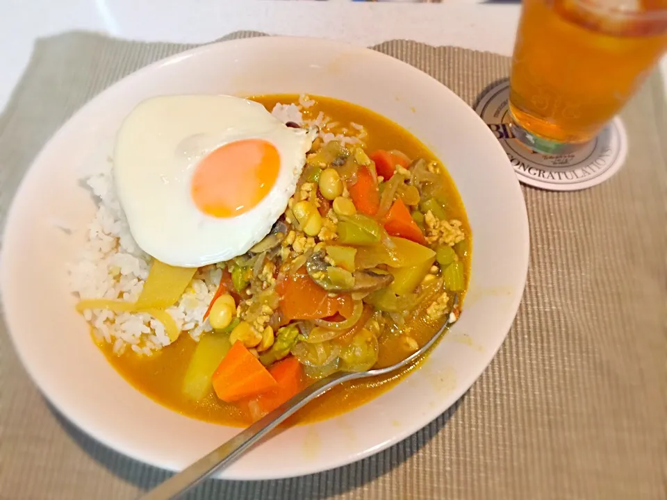 ひき肉と豆のカレー|zoemocさん