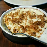 Snapdishの料理写真:Macaroni cheese with garlic roasted crumbs|jorccyさん