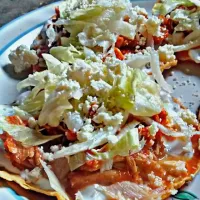 Tostadas de Tinga de Pollo|carolina bazanさん