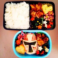 Snapdishの料理写真:今日のお弁当☆アカニンジャー|airiさん