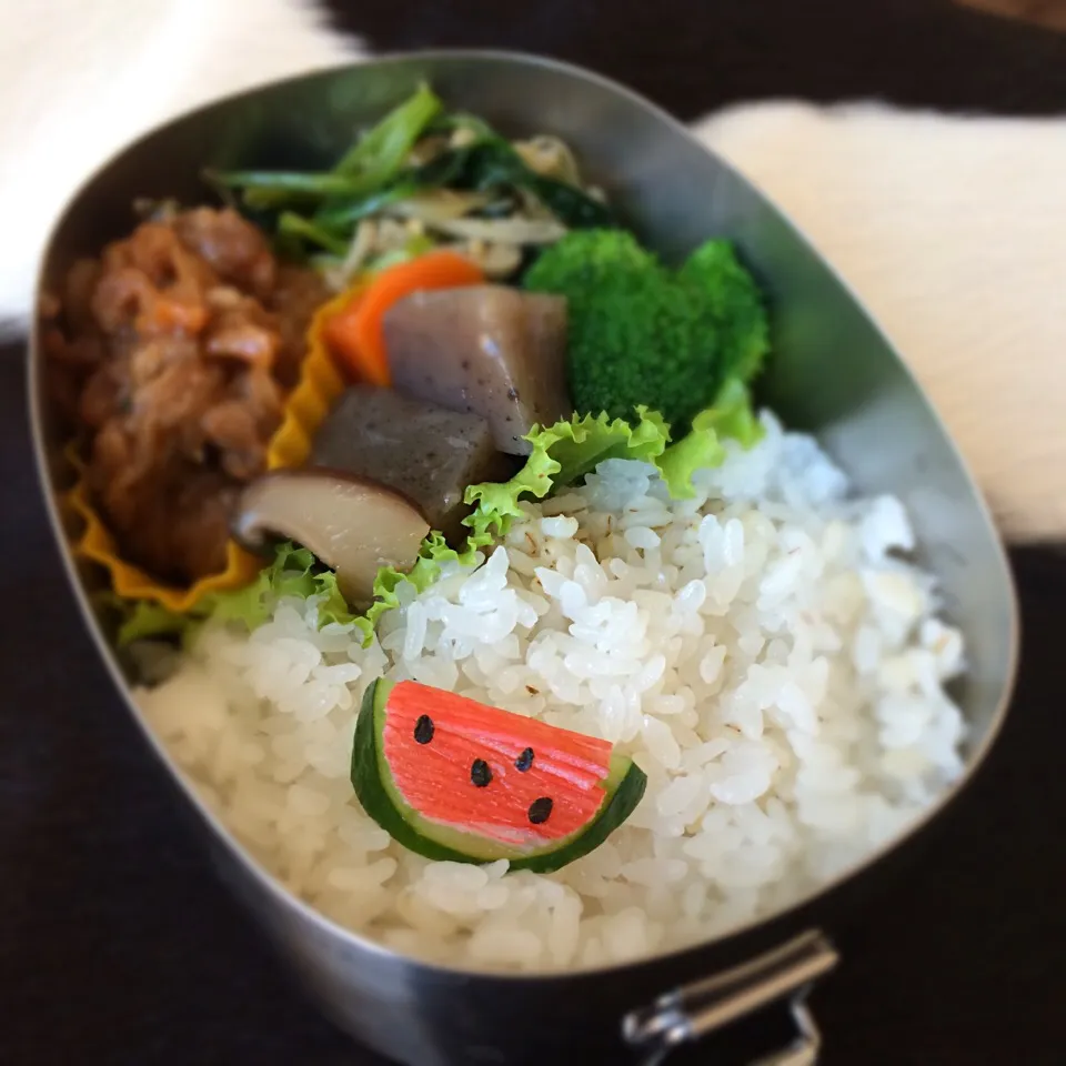 スイカのワイポイント弁当|manacocoさん