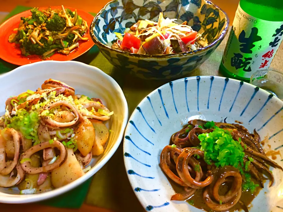 一昨日の晩酌ご飯🍶|ぷっくりんこ💙さん