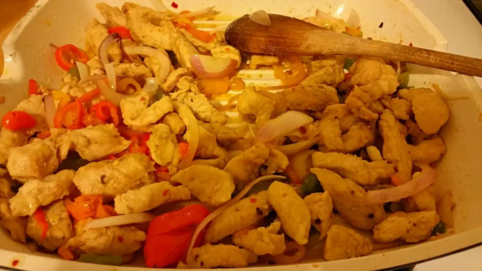 #Chicken #Fajitas in the #making|Precious Loveさん