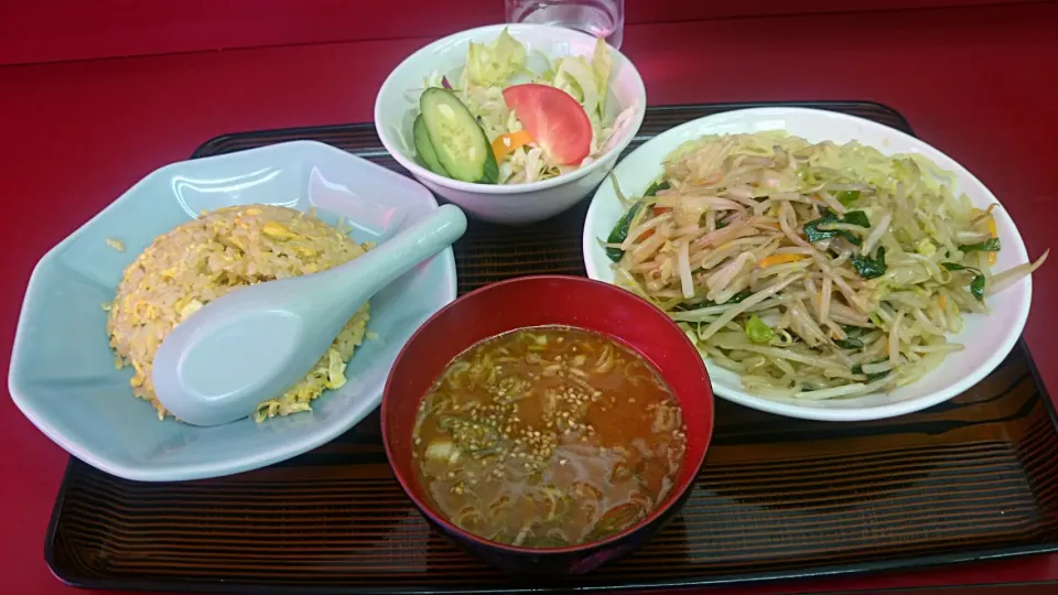 ランチ チャーハンとつけ麺|まぐろさん