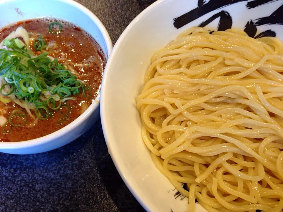 77 旨辛つけ麺 大盛 大辛 @麺屋とがし 龍冴|タカパパさん