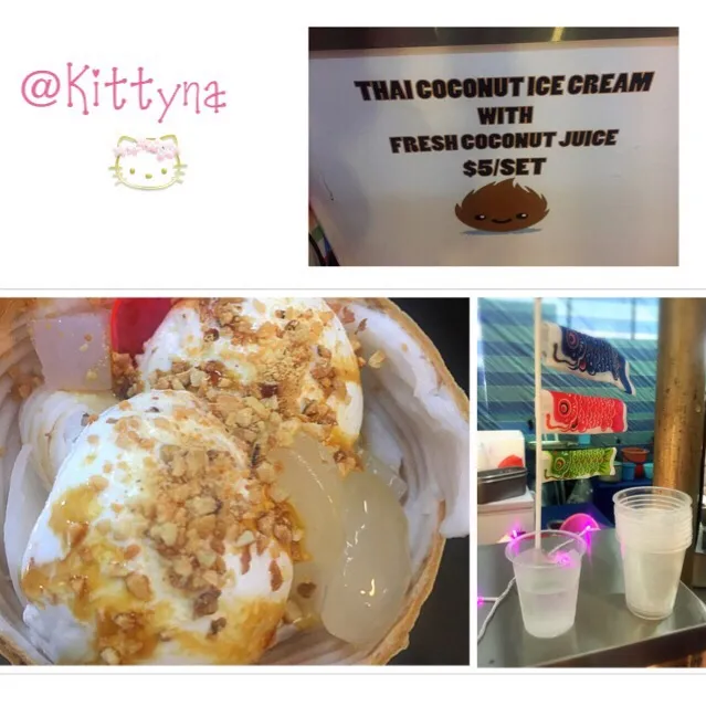 🙏🏻Chatuchak Market-Style Cocunut Icecream 🍦|🎀Kittyna🌸さん