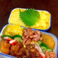 Snapdishの料理写真:旦那さんお弁当|るいさん