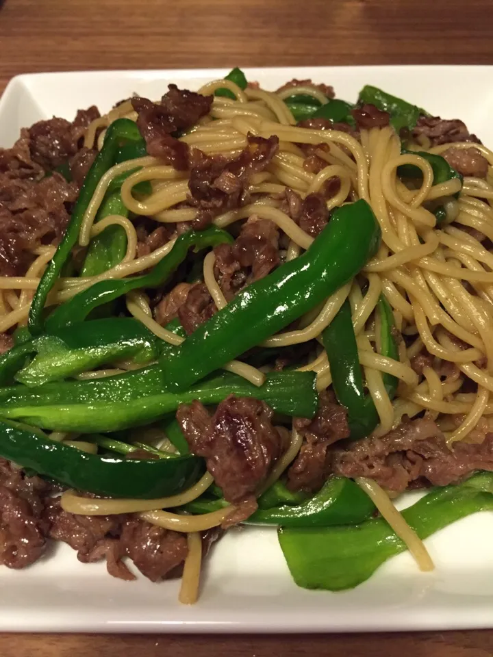 オイスターソース炒めからの焼きそば|ロン♡さん