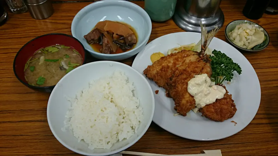 アジフライbyとんかつ八千代in築地場内|石さん