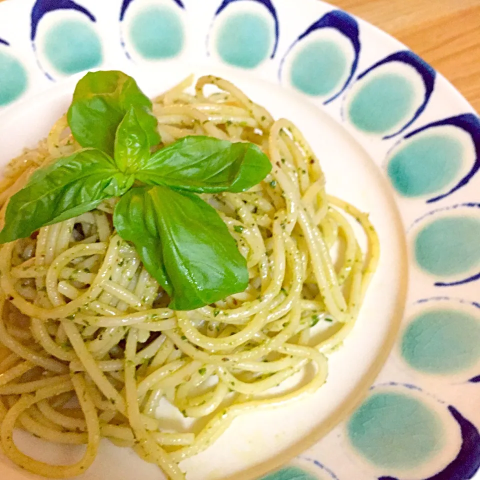 自家製ジェノベーゼのスパゲッティ|megさん