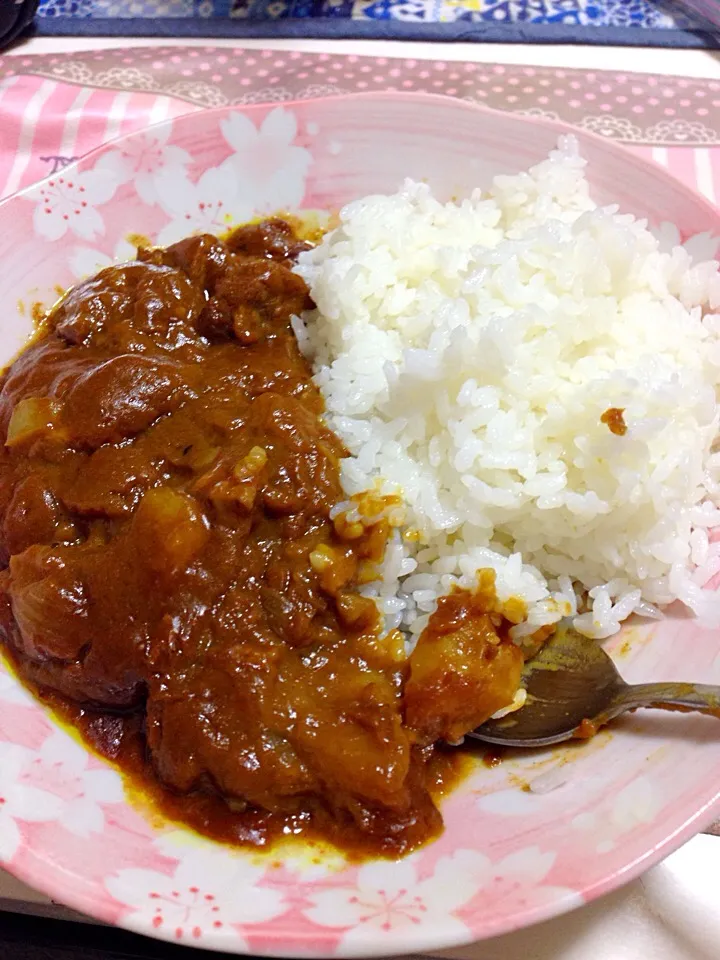 Snapdishの料理写真:２日目カレー❤︎|Rieさん