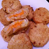 Snapdishの料理写真:Airfryer crab meat potato cake|Nicole Ngさん