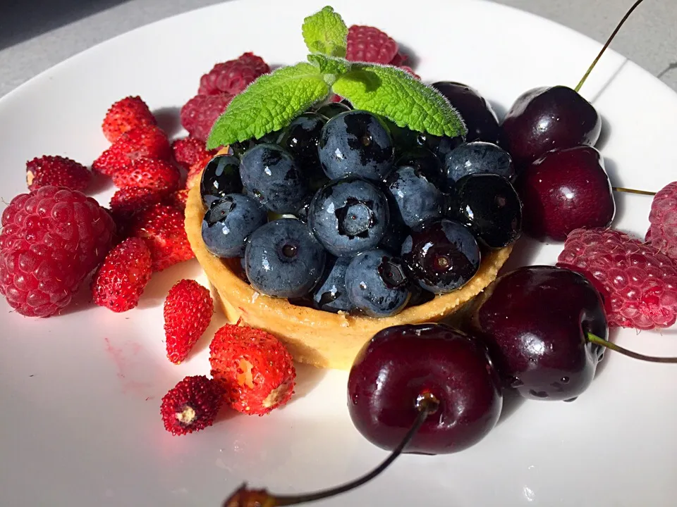 Tartalette with mascarpone and fresh forest fruits|Isabela Macさん