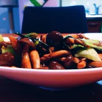 Snapdishの料理写真:Mushroom n pok Choy #vegan|Leahさん