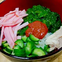 🔹冷蔵庫にあるものでさっぱり梅ダレそうめん🔹|🌾🌾🌾さん