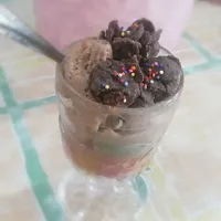 ice cream banana chocolate cookies homemade|emmaさん