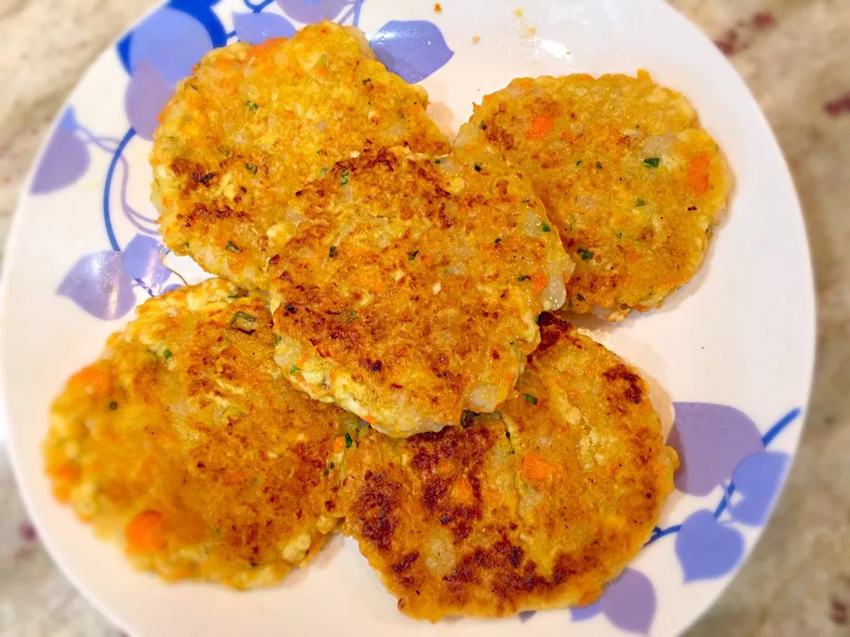 Shrimp tofu pancake|chefZさん