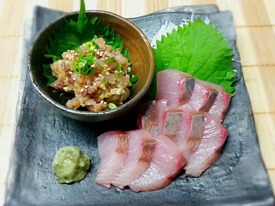 ふくらぎの刺身&なめろう|榎津礼子さん