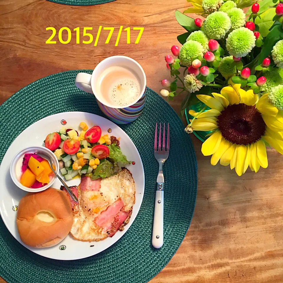 Snapdishの料理写真:朝ごはん 2016・7!17|ローゼルさん