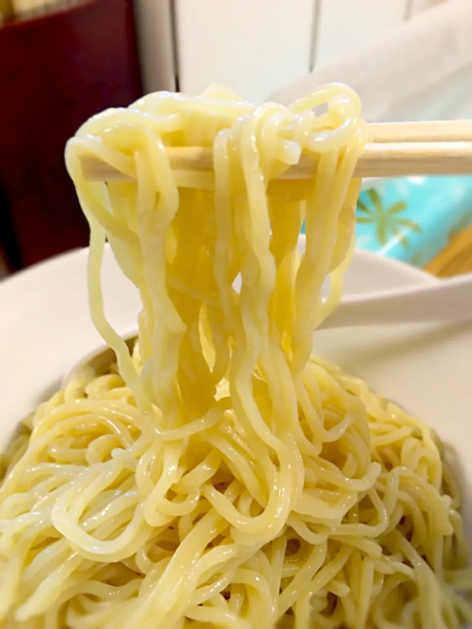 Snapdishの料理写真:冷やしつけ麺の麺はハルユタカ〜٩̋(๑˃́ꇴ˂̀๑)|morimi32さん