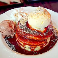 Nutella pancake with vanilla ice-cream|Ratta Dakzさん