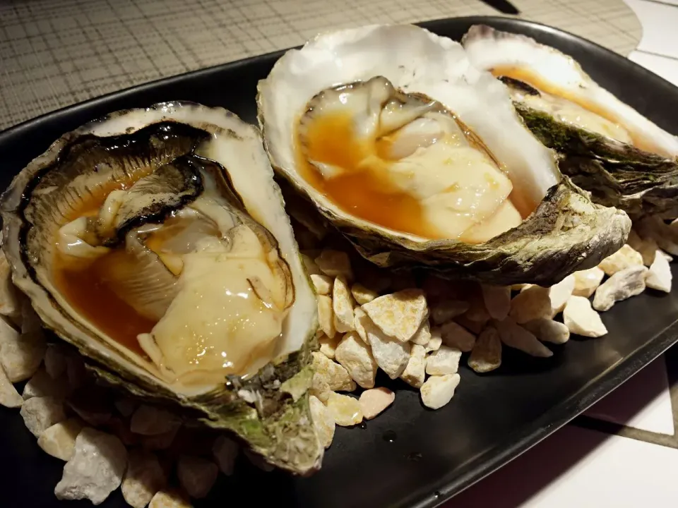 grilled oysters with ponzu sauce|Yvonne C.さん