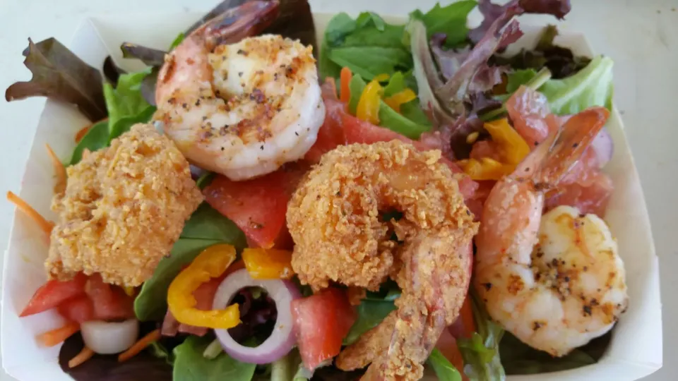 #Fried & #Sauteed #Shrimp #Salad|Precious Loveさん