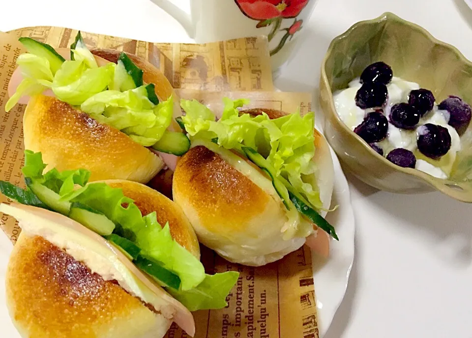 昨日焼いたパン、朝食に！！！Breakfast with my homemade bread.|Jane's style of cookingさん