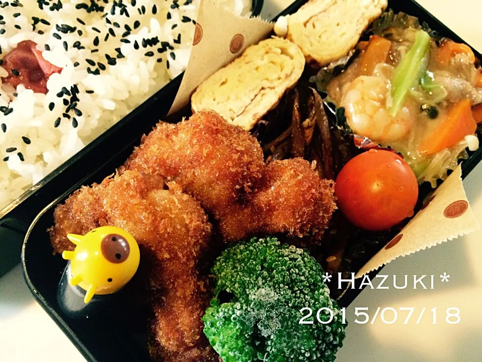 Snapdishの料理写真:高校生息子②部活弁当|Hazukiさん