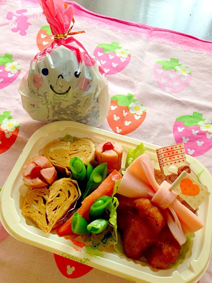 Snapdishの料理写真:お泊り保育いってらっしゃ〜い弁当♡|♡かすてら♡さん