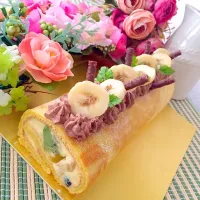 ♡プレミアムロールケーキ断面♡