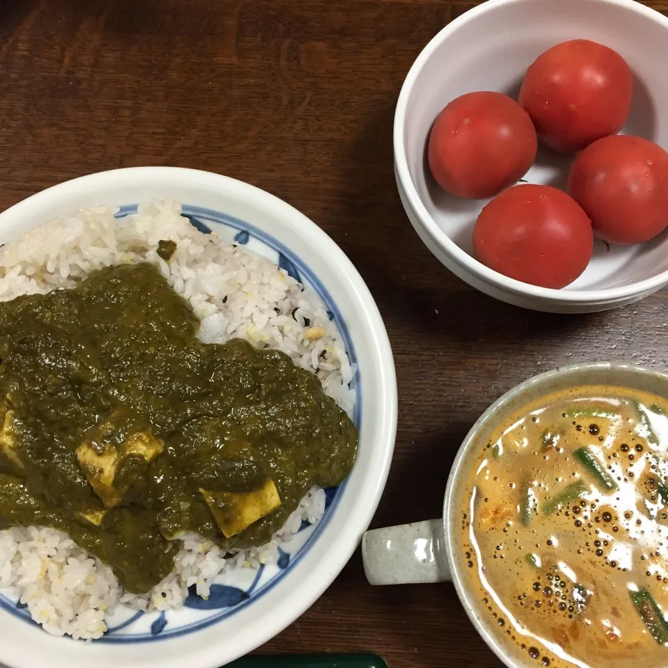 遊びに出かけるので、早めの夕飯|アクちゃんさん