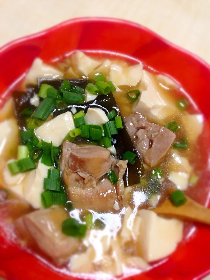 鶏肉と豆腐のあっさり煮|モグちゃんさん