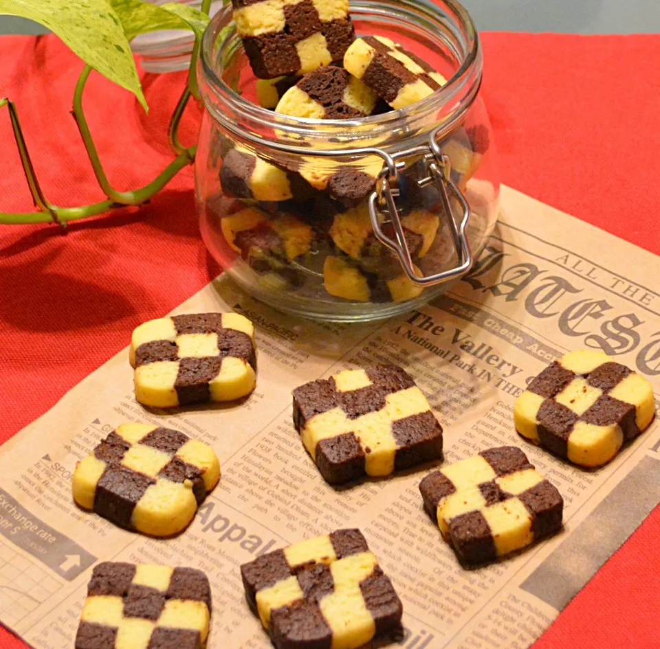 Checkerboard Cookies#cookies|💖 ジジ 💖さん