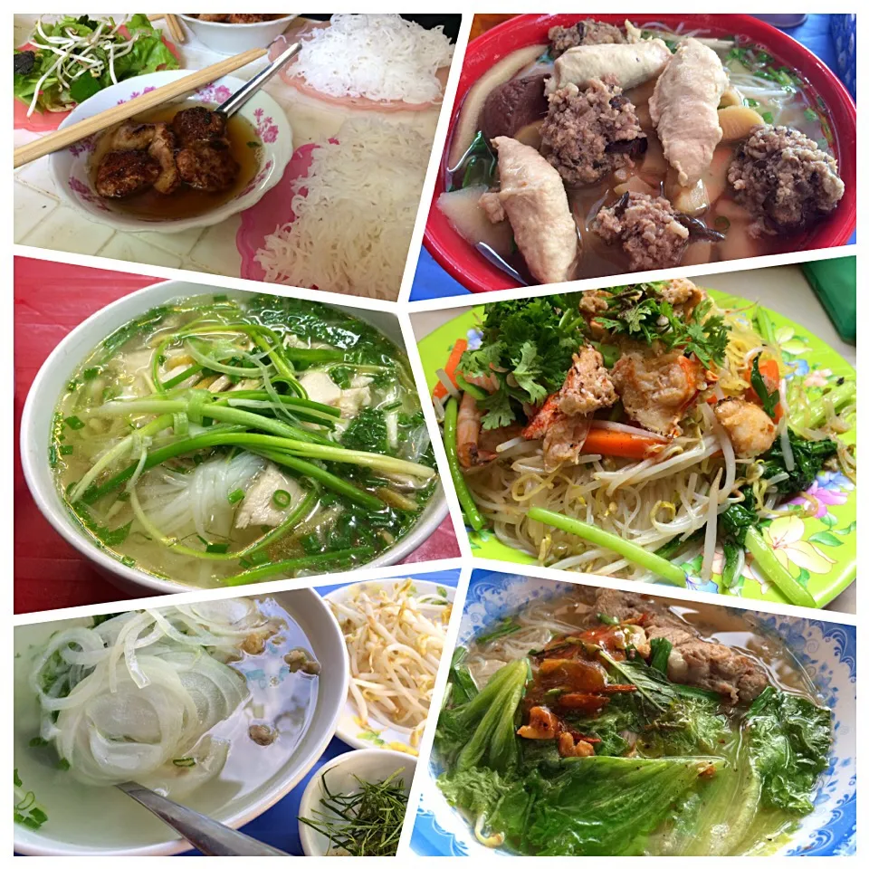 Snapdishの料理写真:ก๋วยเตี๋ยวเวียดนามหลายหลาย 色々なベトナムのフォー@เวียดนาม ベトナム|akiさん