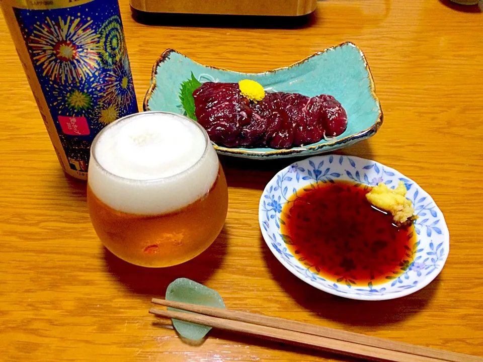 鯨の刺身…今晩のアテ🍺|風流料理人さん