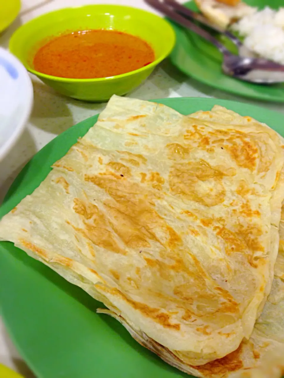 Snapdishの料理写真:Plain prata@Curry Times, Novena Square|coxiella24さん