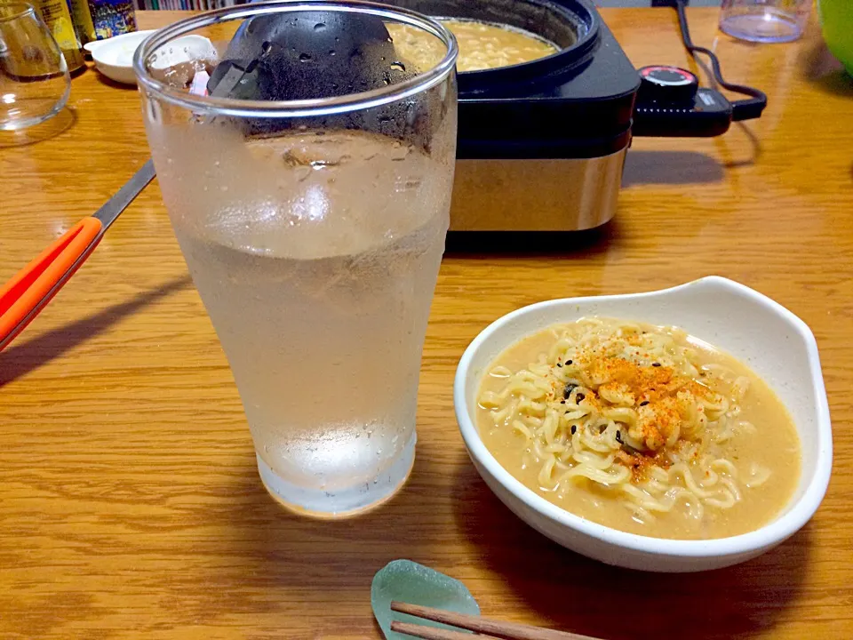 〆は、ラーメンとレモンサワー✨|風流料理人さん